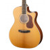 Электро-акустическая гитара, с вырезом, цвет натуральный, с чехлом, Cort Gold-A8-WCASE-NAT